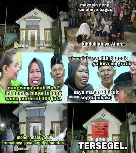 Meme Kocak Bedah Rumah Yang Bikin Ngakak