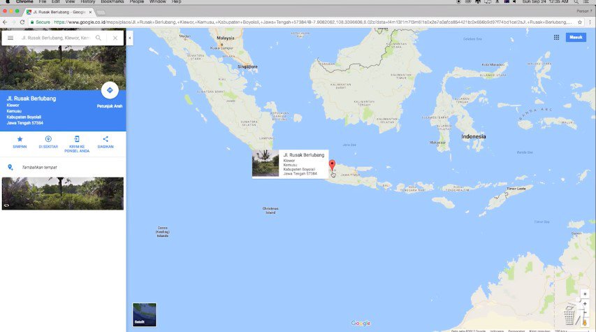 2. Jalan Rusak Berlubang di Jawa Tengah