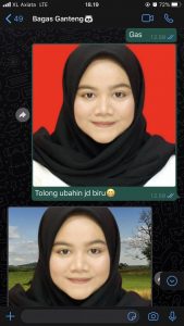 7. Malah jadi bagus nih. Jadi seperti foto sedang liburan kan